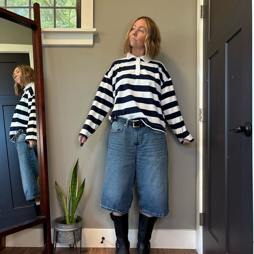H&M striped polo